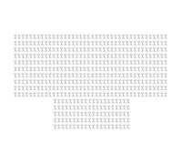 Rivets Inox Double Face, Kit 500 Pièces, 10×6mm - Installation Rapide, Résistance à La Rouille, Pour Cuir et Tissu