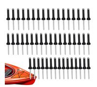 Rivets Marins, Rivets Pop Marins | Rivets de canoë de 2,3 Pouces de Long - Outil à Trois Gris pour Le Service Lourd, équipement de Fixation d'accessoires, de Bateau en canoë en d'al