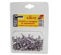 Rivets Maurer 3,40 x 12 mm. (75 pièces)