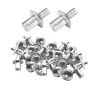 Rivets perforants à tête de clou en aluminium expansion for marteau, noyau frappe rond, petites vis autotaraudeuses, fixations(60Pcs,11mm)