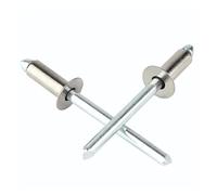 Rivets Pop En Acier Inoxydable 304, 10 À 50 Pièces, M3 .2 M4 .8, Tête Fraisée Plate, Tige Aveugle, Mandrin, Rivet D'échappement, Clou De Traction(M4.8x16mm(10pcs))