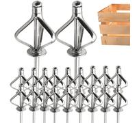 Rivets pour métal 20 pièces mandrin en acier universel assortis | Assortiment de rivets métalliques pour meubles, instruments, bateaux, construction, appareils ménagers, ingénierie