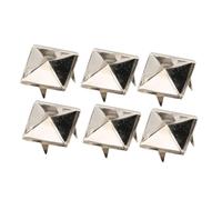 Rivets Punk Pyramide en Laiton, Goujons Métalliques pour la Maroquinerie, 100 Pièces (15MM)