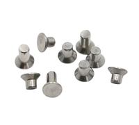 Rivets, rivets solides à tête fraisée en acier inoxydable 304 M2-M6 GB869 paquet de 10-50 pièces(16mm,M5 10pcs)