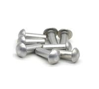 Rivets ronds solides en aluminium, 20 à 100 pièces, m² lingli(M5 20pcs,16mm)