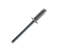 Rivets aluminium tête plate 3X10 boîte de 500 - - ASD3010