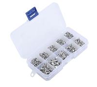 Rivets Solides, 500 pcs Rivets Aluminium Massifs Tête Plate Multi-Tailles M2 Rivets 3/4/5/6/8/10/12/14/16/18mm