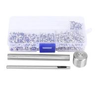 Rivets Strass, Accessoires DIY, Boîte 6mm - Faciles à Poser, Matériau Sans Toxine, Pour Décoration Sac et Vêtements