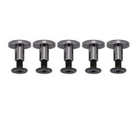 Rivets Tête Plate, Goujons Bouton Ronde pour Cuir, Fixation Solide pour DIY Artisanat avec Vis Chicago(8mm)