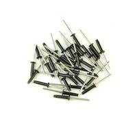 rivets trigrip de 4.8 x 22 noirs pour plaque mineralogique -