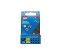 Prym Rivets creux 403171, lot de 20, laiton argenté 4-6 mm pour Vario Creative Tool