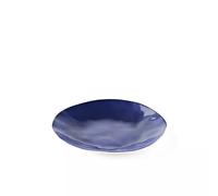 ASSIETTE PLATE "RIVIERA" Mediterranean blue
