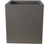 Bac à fleurs - RIVIERA - Granit - 29,5x29,5x33,5 cm - Gris