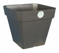 Pot de fleurs - RIVIERA - Soleilla - Carré - 40 x 40 cm - Gris pailleté