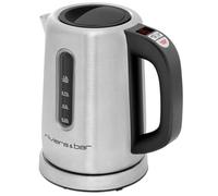 riviera & bar bouilloire sans fil 1l 2000w inox/noir bbt350 siena