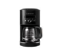 Riviera&Bar Cafetière filtre programmable 1,8 L – 950W, écran LCD, départ différé 24h – Black Satin