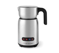 riviera&bar Chocolatière et Emulsionneur Induction 600ml - 650W, 4 Fonctions Préréglées, Pot Pivotant 360° - Compatible Lave-Vaisselle - Sécurité Arrêt Automatique - Inox Noir