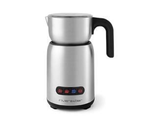 riviera&bar Chocolatière et Emulsionneur Induction 600ml - 650W, 4 Fonctions Préréglées, Pot Pivotant 360° - Compatible Lave-Vaisselle - Sécurité Arrêt Automatique - Inox Noir