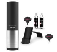 Riviera & Bar Coffret 2 Bouchons pour Vin + 2 Cartouches D'argon - BVG350