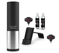 Riviera & Bar Coffret 2 Bouchons pour Vin + 2 Cartouches D'argon - BVG350