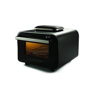 riviera&bar Four à Pizza - Four Compact et Polyvalent, Haute Température - Programmes Variés Dont Air Fryer, Écran Digital Intuitif - Utilisation Intérieure et Extérieure - Accessoires Inclus