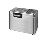 riviera&bar - Machine à Pain Sans Gluten 820W avec 14 Programmes, 3 Tailles, Pétrin Auto-Rabattable, Écran LCD, Départ Différé 13h, Cuve Amovible, Accessoires Offerts, QMP660