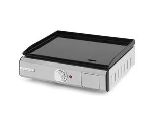 Riviera & Bar QPL1045 plancha éléctrique Pose libre 1800 W Noir et Acier inoxydable