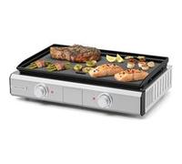 Riviera&Bar plancha électrique QPL1060 2500 W pose libre Noir et acier inoxydable