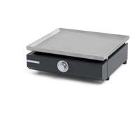 Riviera & Bar QPL1130 plancha éléctrique Pose libre 2400 W Noir et Acier inoxydable