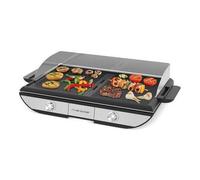 Combiné Plancha-Gril Riviera et Bar QPL700 2300 W Noir et Argent Gris G