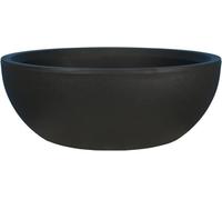 RIVIERA - Coupe pot de fleurs - granit D40 - noir
