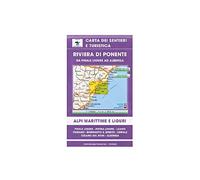 Riviera di Ponente. Da Albenga a Diano Marina. Carta dei sentieri 1:25.000