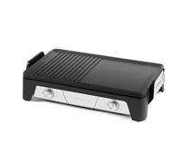 Riviera&Bar Plancha-Gril QPL550 Cook & Serve Bi-Zone 2130W Noir/Argent