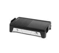 Riviera-et-Bar Plancha-Gril Cook & Serve Noir Moderne Aluminium 50 x 30 cm 6 Niveaux de Température 2040 W 2 Ans de Garantie