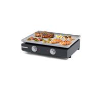 Plancha électrique RIVIERA ET BAR QPL1230 inox 2 brûleurs à poser, 55x40 cm