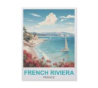 Riviera française France,1000 Pièces Puzzles Jeu De Famille Jouet Jeu Éducatif Anti-Stress Défi Difficile Puzzle pour Enfants(50x70cm)-GN100