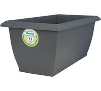 RIVIERA Jardiniere Evolution - 80 x 40 x H 32 cm - 64 L - Gris