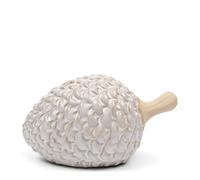 Riviera Maison Figurine Décorative Blanche, Statue Décoration d’Intérieur - Pinecone Statuette Pomme de Pin - Porcelaine - (L x l x H) 12,5x8x7,5