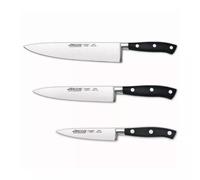 RIVIERA NOIR SET DE 3 Couteaux - ciseaux offerts- ARCOS