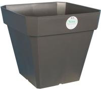 RIVIERA Pot de fleurs Soleilla - Carré - 40 x 40 cm - Gris pailleté