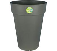 RIVIERA Pot de fleurs Soleilla - Rond - Ø 40 x 53 cm - Gris pailleté