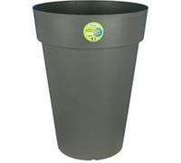 RIVIERA Pot de fleurs Soleilla - Rond - Ø 40 x 53 cm - Gris pailleté Gris G