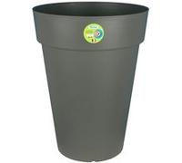 Pot de fleurs Soleilla - Rond - Ø 50 x 66 cm - Gris pailleté