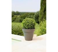 RIVIERA Pot de fleurs Soleilla - Rond - Ø 60 x 53,6 cm - Gris pailleté