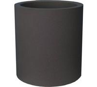 Riviera - Pot en plastique rond aspect granit 40 cm gris Gris G