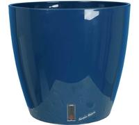 Pot de fleurs rond - RIVIERA - EVA NEW - Plastique - D35 x H33 cm - Bleu