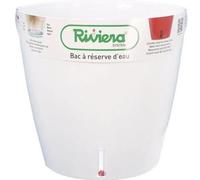 Riviera Pot rond Eva New en plastique - Ø 46 cm - 49 L - Blanc