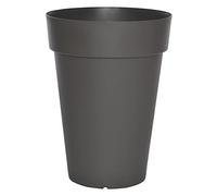 RIVIERA Pot de fleurs Soleilla - Rond - Ø 40 x 53 cm - Gris pailleté