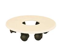 Riviera Support 6 roulettes, 26.5cm Diamètre, Blanc