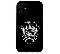 Rivière Saint-Paul Québec Canada Coque pour iPhone 11